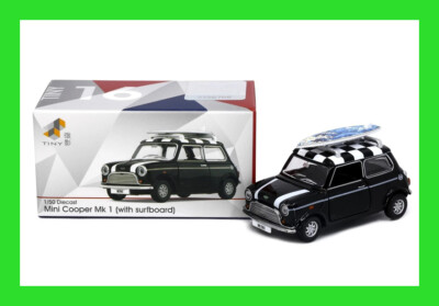 ミニカー Tiny Mini Cooper Mk 1 (with surfboard) APR 2025 TINY MINI #16 MINI COOPER Mk 1 with Surfboard 1:50