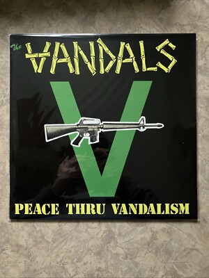 The Vandals - Peace Thru Vandalism - Green/Yellow Split Vinyl RARE