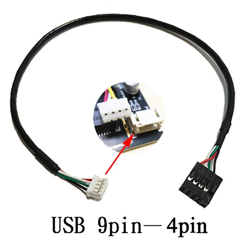 USB Bluetooth Cable Mini 4 Pin to 9Pin Header For BCM94360CD PCI-e Desktop Card - Picture 6 of 7