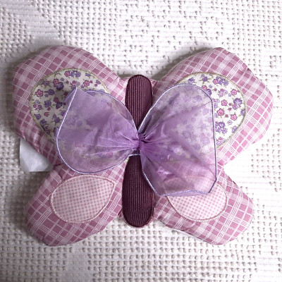 Cocalo Sugar Plum Butterfly Wall Hanging Purple Pink Flower Decor Baby Nursery