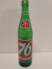Vintage 76 American Company 16oz Green ACL Print Soda Bottle CLEAN