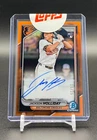 JACKSON HOLLIDAY - 2024 Bowman Chrome ORANGE REFRACTOR ROOKIE RC AUTO #d 16/25
