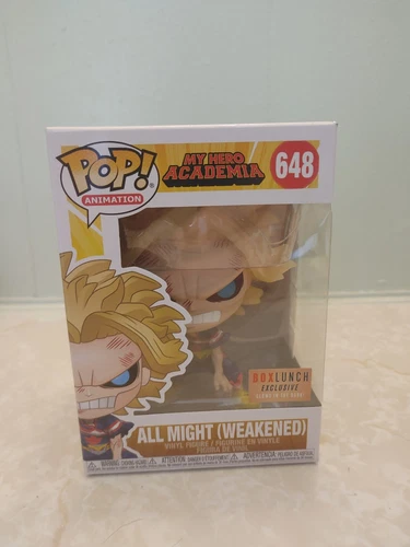 Funko Pop All Might Weakened My Hero Academia BoxLunch Exclusive GITD