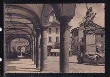 Postcard Romagnano Sesia Piazza Libertà Monument to the Fallen AC1055