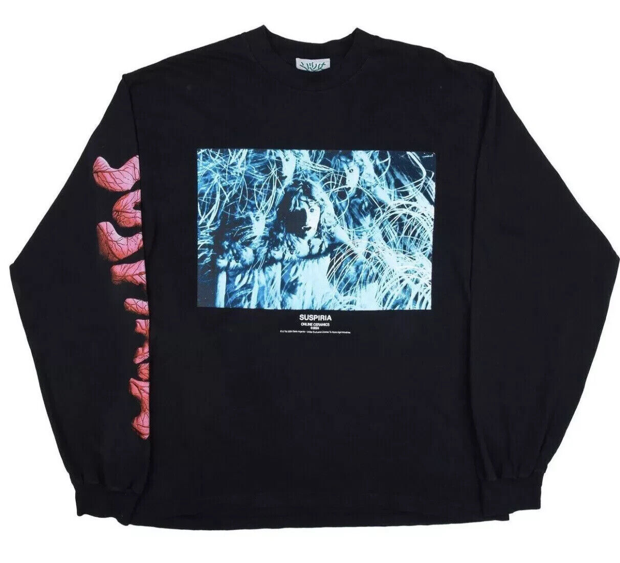 Online Ceramics Suspiria Black Long Sleeve Shirt 2XL XXL Brand New-image