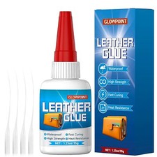 Leather Glue, 35g Ultra-Strong, Waterproof Adhesive for Leather Repair, Shoes, B