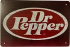 TIN SIGN 8x12 Dr Pepper soda beverage pop drink Americana kitchen snack bar A55