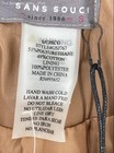 Sans Souci Womens Brown Cotton Blend Long Sleeve Single-Breasted Blazer Size S — photo 4