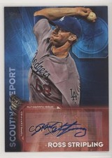 2016 Topps Update Scouting Report Auto Ross Stripling #SRA-RST Auto 3q5