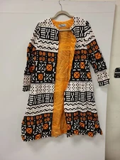 Msgt Womens Coat Colorful Patterned Jacket Outerwear Size Unspecified