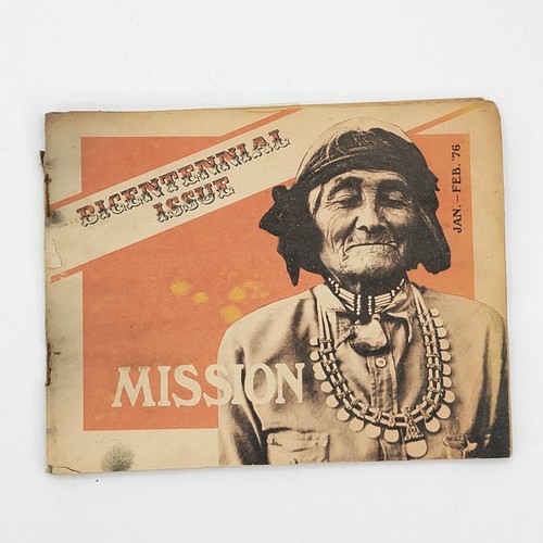 Mission publication Indian Native American US Bicentennial 1976 booklet