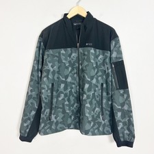 Figs Camo Zip Front Scrub Jacket Size Medium Men's