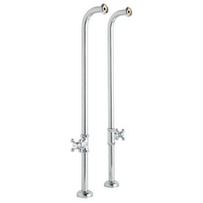 Signature Hardware NB-118c 34-1/2" Heavy-Duty Freestanding Supplies with Shutoff