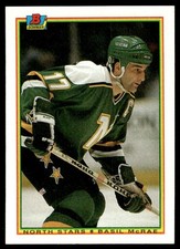 1990-91 Bowman ! Basil McRae Minnesota North Stars #187
