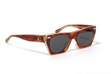 Coach Sunglasses HC8389u Women's Cat eye Dark Tortoise Canary 52 mm E214
