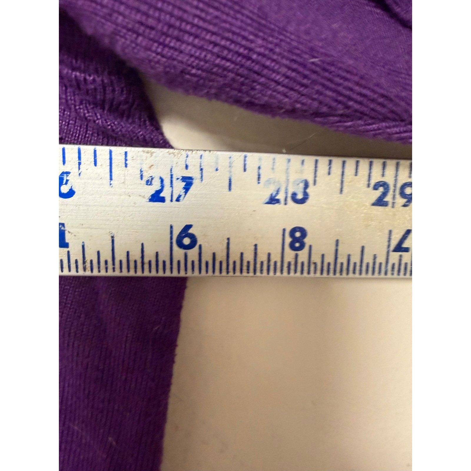 Stan Herman Purple Long Sleeve Top Plus Size P3X Polyester Spandex