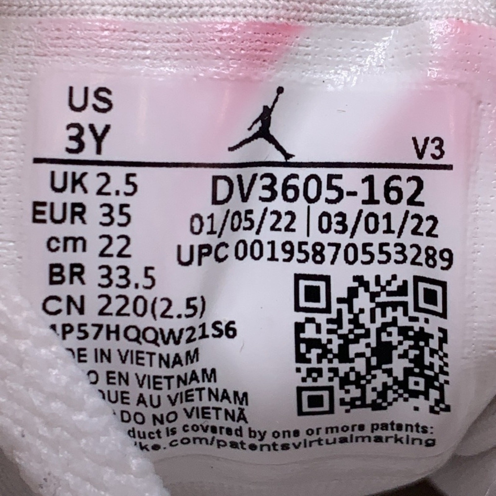 Jordan 6 Retro Red Oreo Shoes DV3605-162 Kids Sz 3Y thumbnail 10