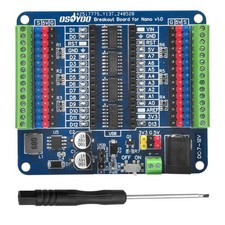 Nano IO Shield Breakout Board with GPIO Status , Terminal Expansion Holder fo...