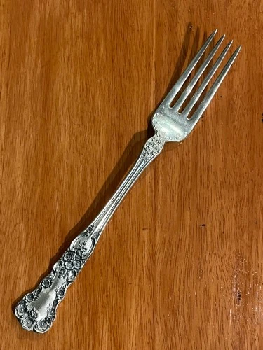 Old Vintage Gorham Buttercup Sterling Silver Fork 7-1/2" ~ 52g ~ No Mono