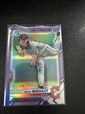2021 Bowman Chrome Doug Nikhazy Purple /250