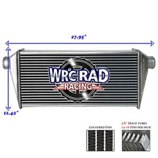 Tr11 560hp Aluminum Intercooler 860 Cfm Turbo 3 Thick Honda Dsm Supra Fmic Vw