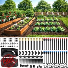MIXC 2026 Drip Irrigation System Kit 200FT 3 Nozzle Types Garden Hose