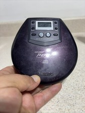 Philips Jog Proof Portable CD Player 45 ESP AX5006 17 Black Purple Working Used
