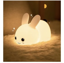 BUNNY LIGHT Glowing Rabbit LED Multicolour Nightlight Remote Control NEW IN BOX