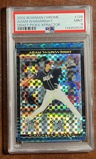2002 Bowman Chrome Draft Adam Wainwright🌟Rookie🚨Xfractor🎇🌈PSA 9🎯/150🔥POP 4
