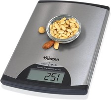 BILANCIA DA CUCINA DIGITALE PROFESSIONALE IN ACCIAIO 5KG TRISTAR ITALIA