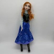 Disney Store Exclusive Frozen Singing Anna Doll Working Read Description