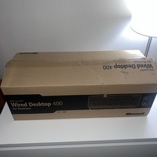 NEW LOT of 5 Microsoft Wired Desktop 400 for Business Keyboard 1366  Mouse 1113