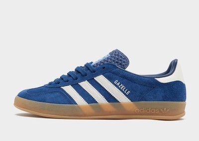 Defekter Adidas Gazelle Indoor  ( Herren rechter Schuh UK 8 linker Schuh UK 9 ) blau