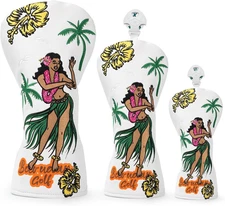 Hawii Style Golf Club Covers Driver Headcover 3 Wood Head Cover Hybrid/Rescue He