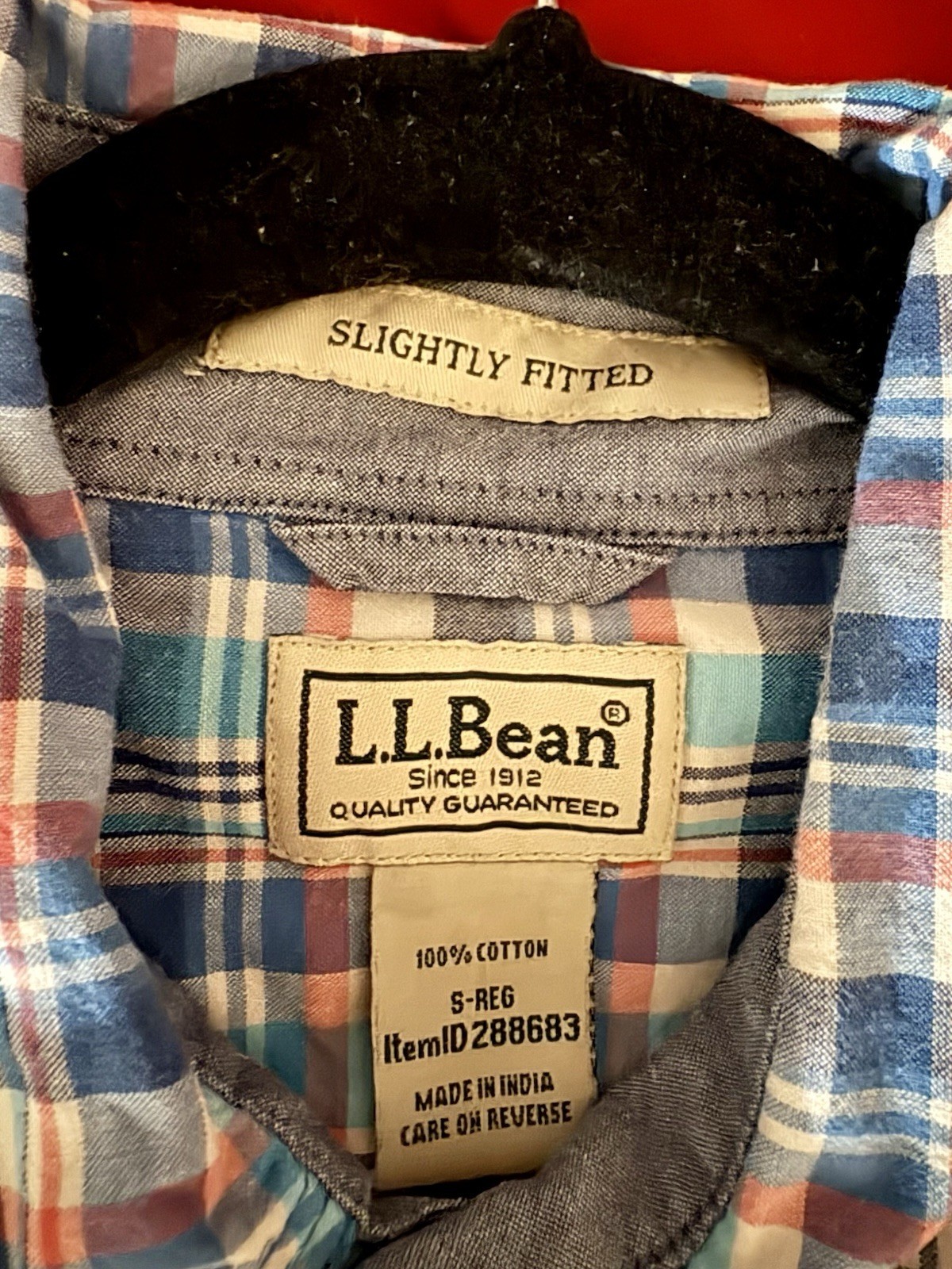LL Bean Men Small Button Down Shirts Slightly Fit… - image 4