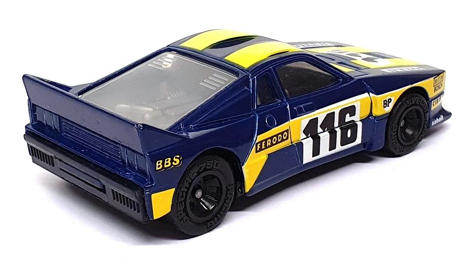 Matchbox escala 1/40 diecast KS-803 - Lancia Rally Car #116 - azul/amarillo Foto 2 de 4