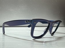 Ray-Ban Sunglasses Frame Only RB 2140 Wayfarer Blue 50 mm Handmade