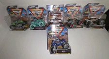 2024 Spin Master Monster Jam Lot Of 6. Excaliber, Zombie, Northern Nightmare 