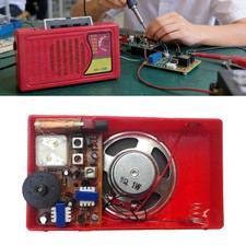 Radio DIY Kit Classic Circuit AM FM Rechargeable High Sensitivity Portable Radio
