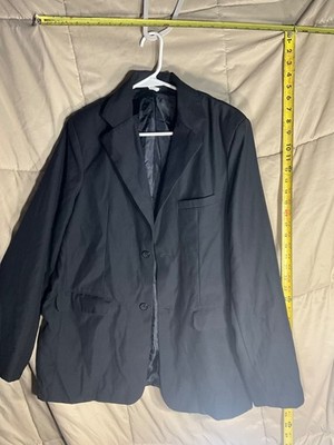 Fouger Boys Three Button Suit, Black, Jacket Vest Pants. Size unknown