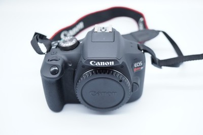 Canon EOS Rebel T7 DSLR Camera EF 75-300mm Lens EFS 18-55mm Lens USED  F167