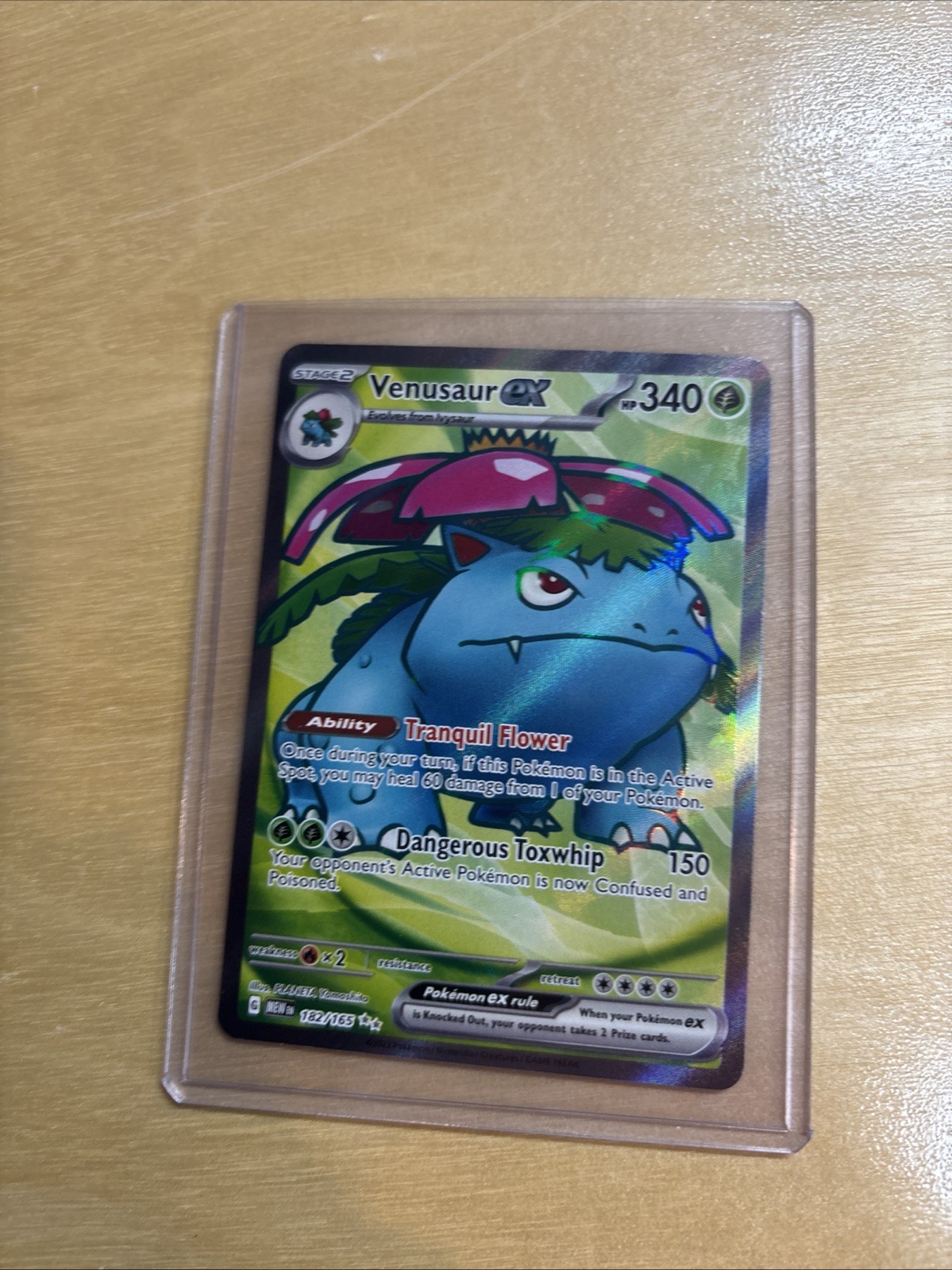 Venusaur ex 182/165 Sv: Scarlet & Violet 151 Holo