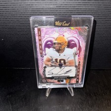 💥- 2024 Wild Card 7 Card Studs - SAM LEAVITT - 1/1 1st Card Joker Auto -💥