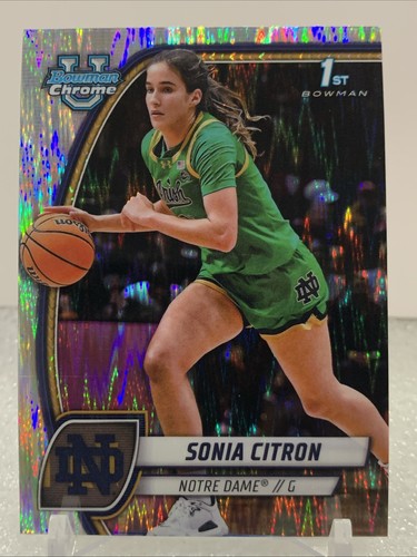 2024-25 Bowman Chrome U - STEALTH SP #64 Sonia Citron 1st