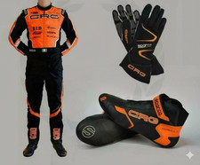 CRG FI Go Kart Racing Suit Set   CIK FIA Level2 Wear/Outfit with Shoes  Gloves