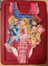 NWT Disney Princess Baby Girls One Piece pink Swimsuit sz.18 mos