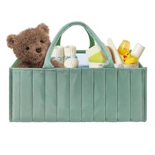 Baby Diaper Caddy Organizer for Nursery and Car, Ideal Baby Shower Gift