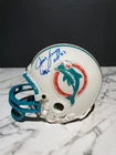 JIM LANGER #62 "HOF 87" Autographed Miami Dolphins Signed Mini Helmet PSA/DNA