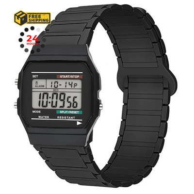 W-218H Watch Band, Lamshaw 18mm Quick Release Silicone size band, Black