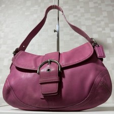 COACH Soho One Shoulder Bag 9248 Pink Leather Y2K Vintage